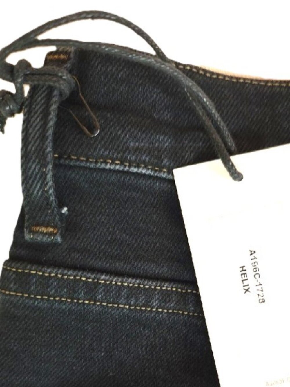 NWT $220 AGOLDE FREYA HIGH RISE SLIM JEANS IN BLACK SIZE W27 - Picture 7 of 11